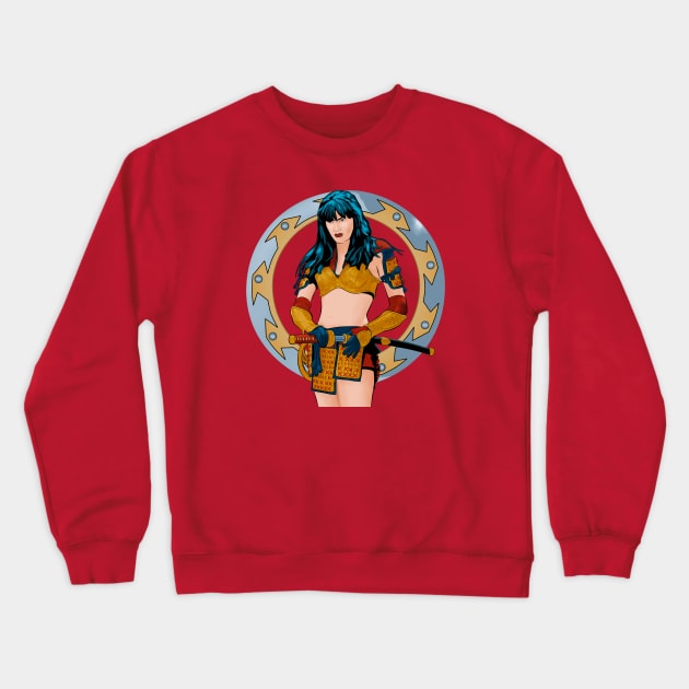 Xena samurai Crewneck Sweatshirt by PCMdesigner